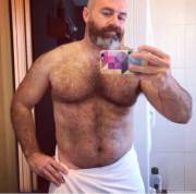 Take the towel off