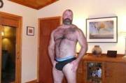 Bulging daddy bear