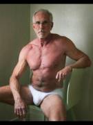 White brief bulge