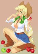 Apple Jack wid dem freckles (artist: kamitsuki manmaru)