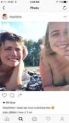 A bit of a nip at the beach there