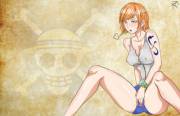 Nami fingering herself