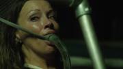 Katie Cassidy gagged on Arrow