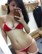 Lady in red