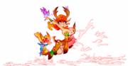 [Edit] Dota 2 Enchantress sproinking in the jungle (Original in comments)