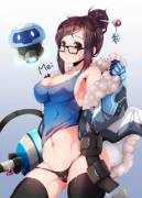 So that's what's under Mei's parka...(x-post /r/ecchi)