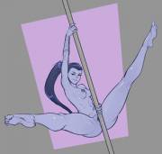 Widowmaker the poledancer (izra)