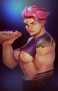 Zarya's got one hell of a grip (raunchyninja)