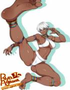 Elena mid-kick (ragawa) [Street Fighter]