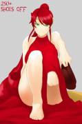 [Sinccubi] Pyrrha Stripping (250 Notes picture)