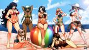 [Kinda SFW] [JadenKaiba] RWBY Beach Party