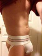 I love the feeling of a new jockstrap!