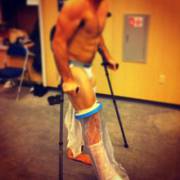 Injured jock