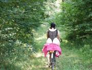 girl with bike