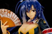 Medaka with her signature fan.