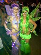 Purple and Green Fairies