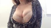 Classy cardigan cleavage [F] [x-posted]