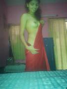 Red saree