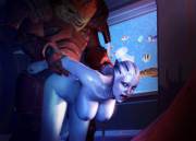 [Mass Effect] Wrex x Liara