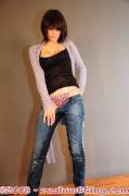 Wetting jeans. Awesome.