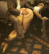 Spanked secretary