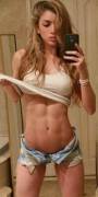 Six Pack fitness Selfie