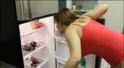 Checking the fridge