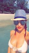 At the beach