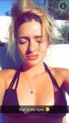 Kirsten Collins tanning slip