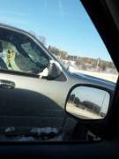 Baby likes to sit up front