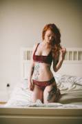 All in red