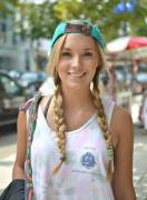 Braids and a cap