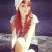 A redheaded smirk