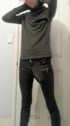 In my tight winter clothing