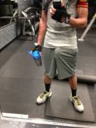 At the gym