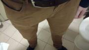 Tight pants.. Shows my outline