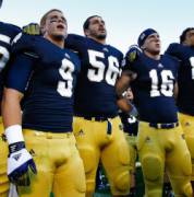 Group of football jocks