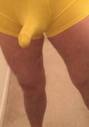 New yellow trunks