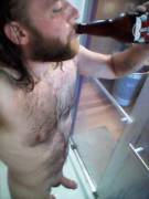 Rogue Dead Guy Ale for [m]y breakfast shower beer today.