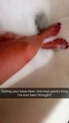 So much for all the pregnancy talk...