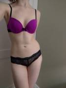 Intricate panties and a cute bra! [f]