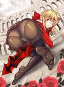 Pantyhose rose