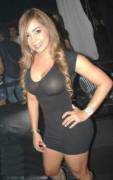 On the dance floor
