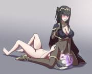 Tharja sitting upon a mind-controlled Robin's face (Zelamir) [Fire Emblem] [X-post /r/rule34]