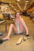 she fell from trying out heels