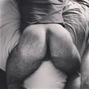 Hairy ass