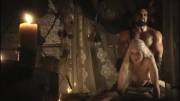Emilia Clarke getting pounded mercilessly in unforgettable GoT scene. (More GoT scenes inside)