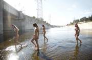 Strolling through the LA river