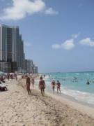 A sunny day at Haulover Beach Miami