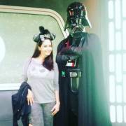 Ava with Darth Vader